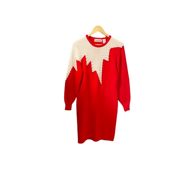 VINTAGE - ZIGGY STARDUST SWEATER DRESS sz. M - Picture 4 of 13